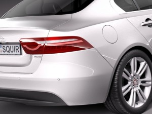 Jaguar XE 2016 3D Модель