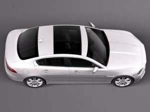 Jaguar XE 2016 3D Модель
