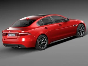 Jaguar XE S 2016 3D Model