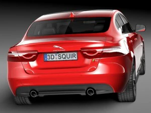 Jaguar XE S 2016 3D Model