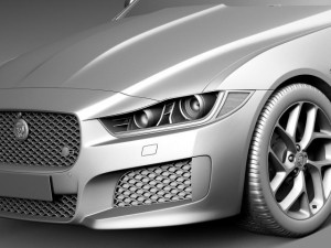 Jaguar XE S 2016 Modelo 3D