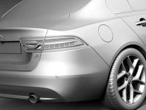Jaguar XE S 2016 3D Model