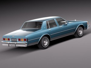 Chevrolet Caprice Sedan 1978 3D Модель