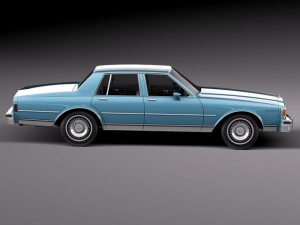 Chevrolet Caprice Sedan 1978 3D Модель