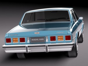 Chevrolet Caprice Sedan 1978 3D Модель