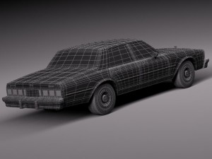 Chevrolet Caprice Sedan 1978 3D Модель