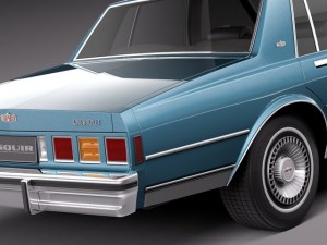 Chevrolet Caprice Sedan 1978 3D Модель