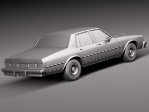 Chevrolet Caprice Sedan 1978 3D Модель