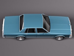 Chevrolet Caprice Sedan 1978 3D Модель