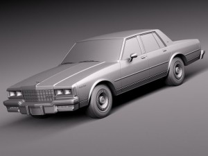 Chevrolet Caprice Sedan 1978 3D Модель
