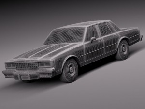 Chevrolet Caprice Sedan 1978 3D Модель