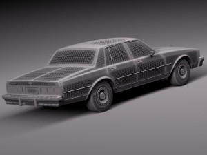 Chevrolet Caprice Sedan 1978 3D Модель