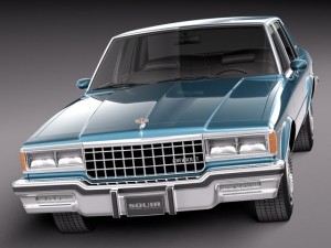 Chevrolet Caprice Sedan 1978 3D Модель