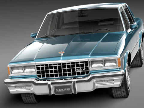 Chevrolet Caprice Sedan 1980-1985 3D Model