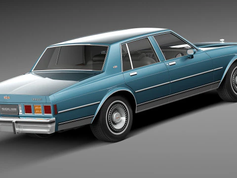 Chevrolet Caprice Sedan 1980-1985 3D Model