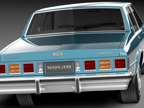Chevrolet Caprice Sedan 1980-1985 3D Model