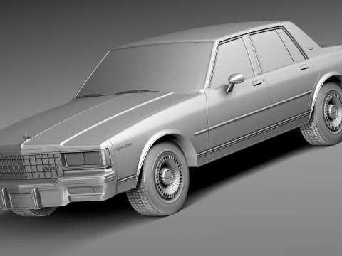 Chevrolet Caprice Sedan 1980-1985 3D Model