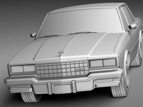 Chevrolet Caprice Sedan 1980-1985 3D Model