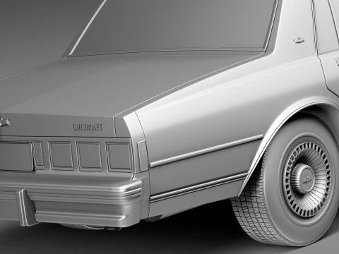 Chevrolet Caprice Sedan 1980-1985 3D Model