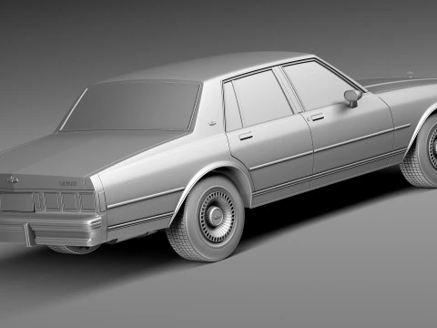 Chevrolet Caprice Sedan 1980-1985 3D Model
