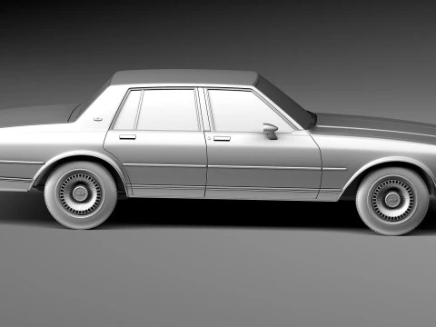 Chevrolet Caprice Sedan 1980-1985 3D Model