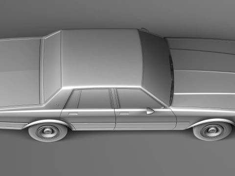 Chevrolet Caprice Sedan 1980-1985 3D Model
