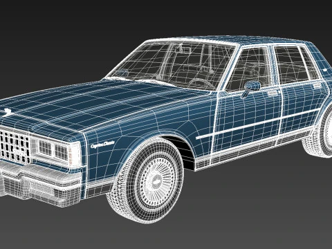 Chevrolet Caprice Sedan 1980-1985 3D Model