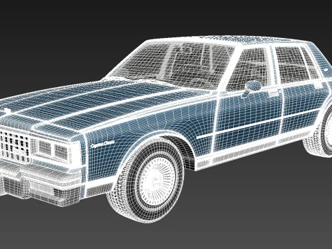 Chevrolet Caprice Sedan 1980-1985 3D Model