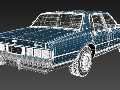 Chevrolet Caprice Sedan 1980-1985 3D Model