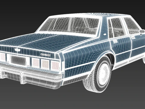 Chevrolet Caprice Sedan 1980-1985 3D Model