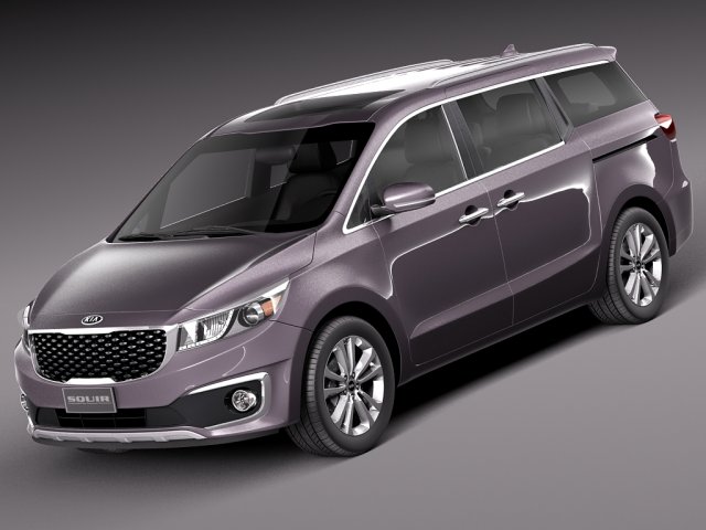 Kia Sedona 2015 3D मॉडल .c4d .max .obj .3ds .fbx .stl .blend 
