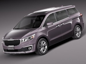 Kia Sedona 2015 3D Model