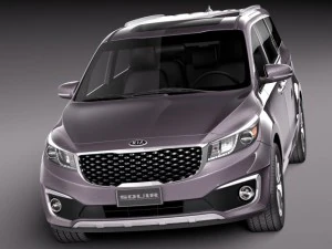 Kia Sedona 2015 3D Model