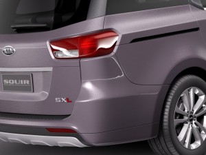 Kia Sedona 2015 3D मॉडल