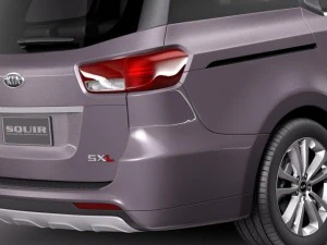 Kia Sedona 2015 3D Model