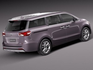 Kia Sedona 2015 3D मॉडल