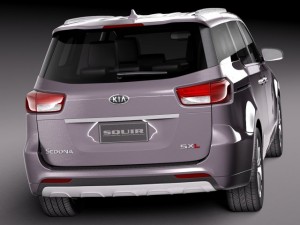 Kia Sedona 2015 3D मॉडल