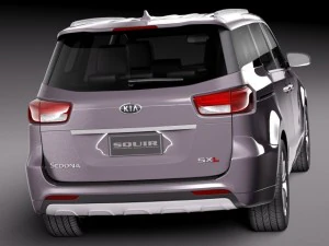 Kia Sedona 2015 3D Model