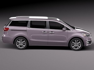 Kia Sedona 2015 3D मॉडल