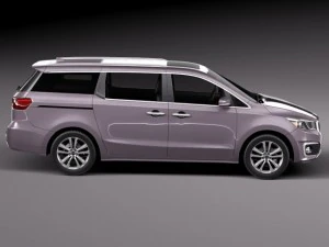 Kia Sedona 2015 3D Model