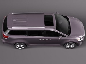 Kia Sedona 2015 3D मॉडल