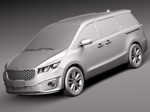 Kia Sedona 2015 3D मॉडल
