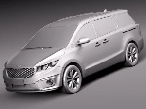 Kia Sedona 2015 3D Model