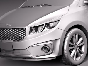 Kia Sedona 2015 3D मॉडल