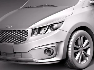 Kia Sedona 2015 3D Model