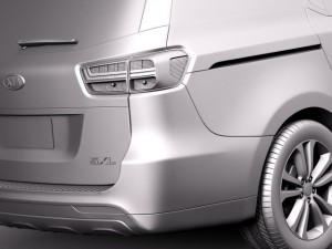 Kia Sedona 2015 3D मॉडल