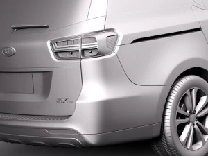 Kia Sedona 2015 3D Model