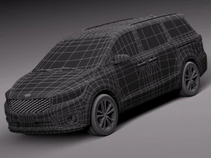 Kia Sedona 2015 3D Model