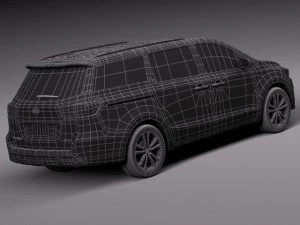 Kia Sedona 2015 3D Model