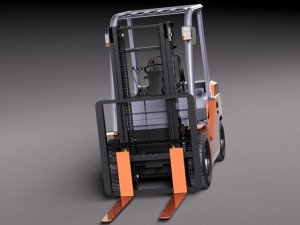 Toyota Fork Lift 8FD25 Modelo 3D